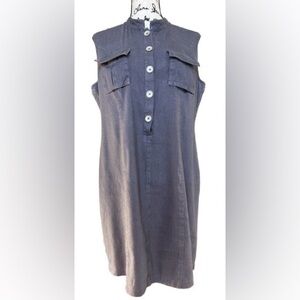 Marc New York Andrew Marc. Summer sleeveless linen dress. Size  L/ XL